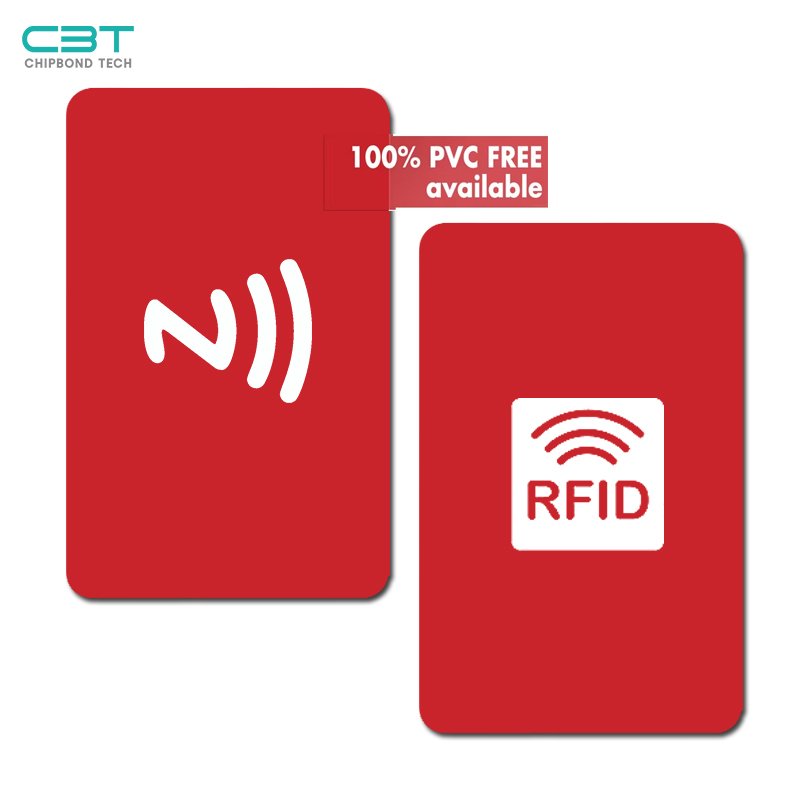 Wholesale White Blank RFID NFC Card 13.56MHz Waterproof PET PVC PLA Material 1k Chip for Business Use