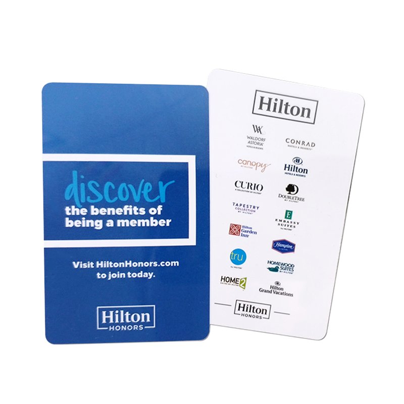 Customer Sample Customized PVC CR80 RFID Card Plastic Material Hotel Access Control System Card