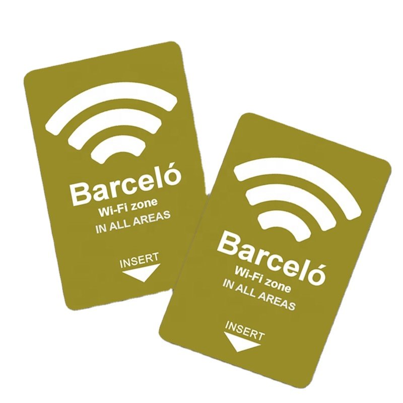 Customer Sample Customized PVC CR80 RFID Card Plastic Material Hotel Access Control System Card