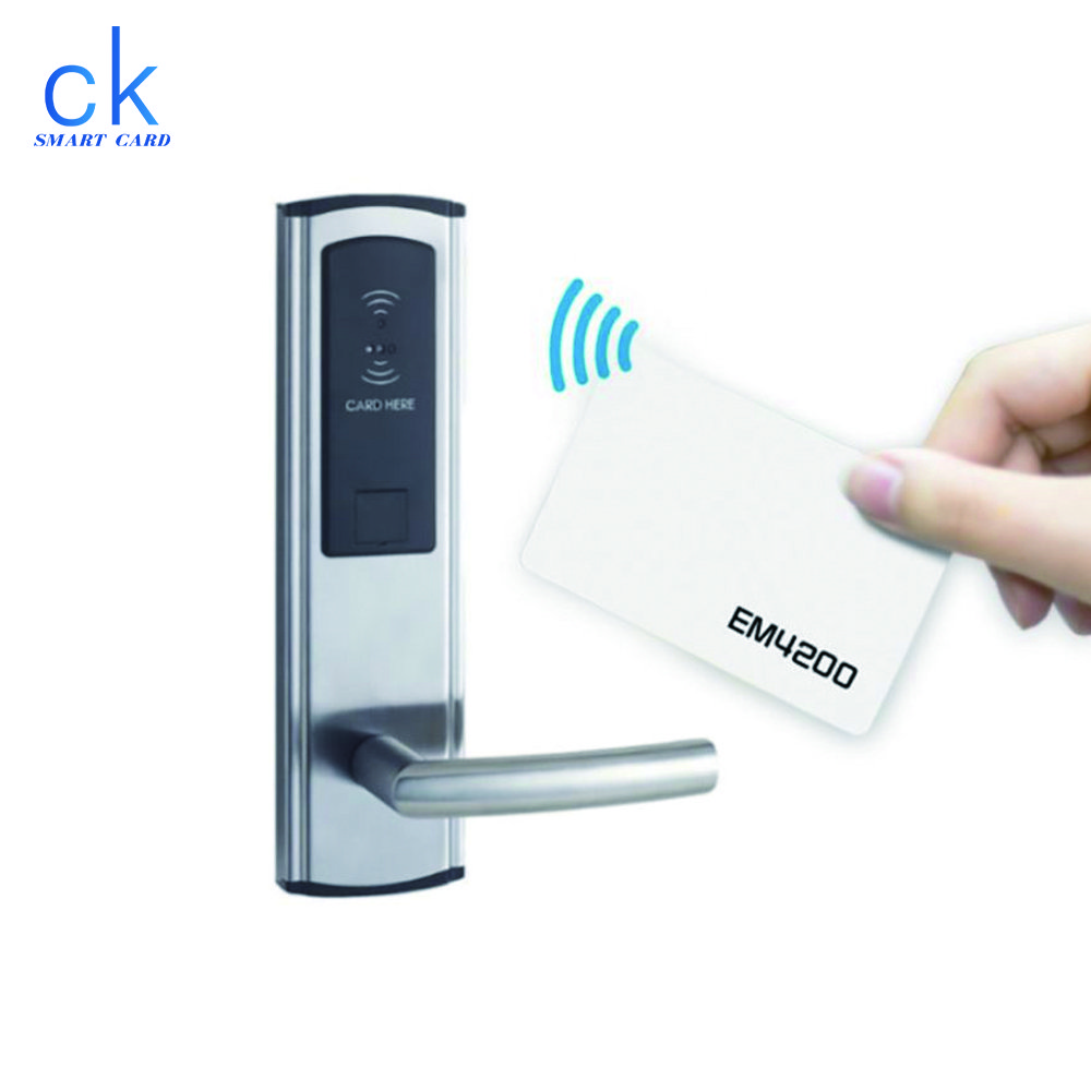 Customer Sample Customized PVC CR80 RFID Card Plastic Material Hotel Access Control System Card