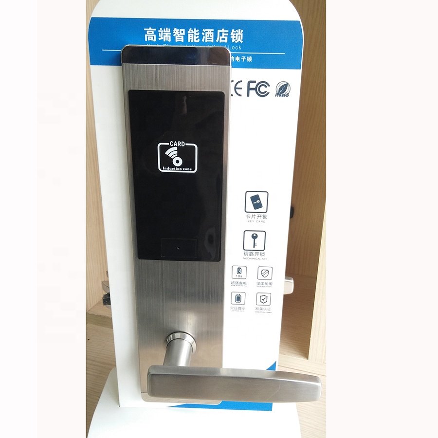 High-Level RFID IC Card Access Control Lock for Hotels and Motels Keyless and Key Serrures