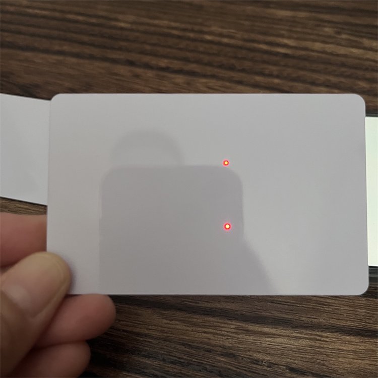 Custom Printed LED Light Up Greeting Card NFC Memory Card NFC Credit Card
