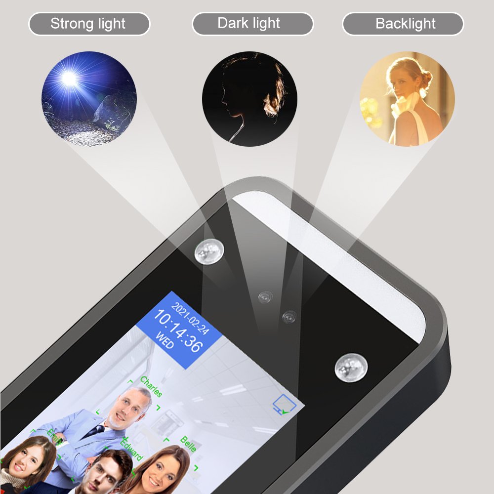 TIMMY 4.3 inch free SDK Wifi TCP/IP rfid access control face recognition biometric access control system