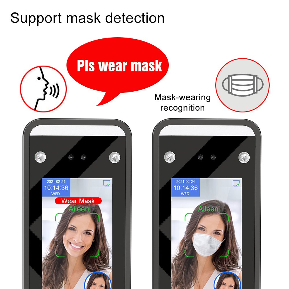 TIMMY 4.3 inch free SDK Wifi TCP/IP rfid access control face recognition biometric access control system