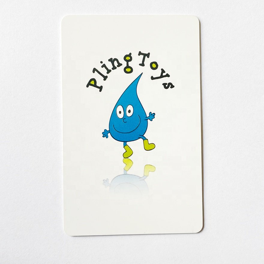 Good quality White business card matt PVC plastic card without film on surface 0.76mm thickness waterproof PVC blank card