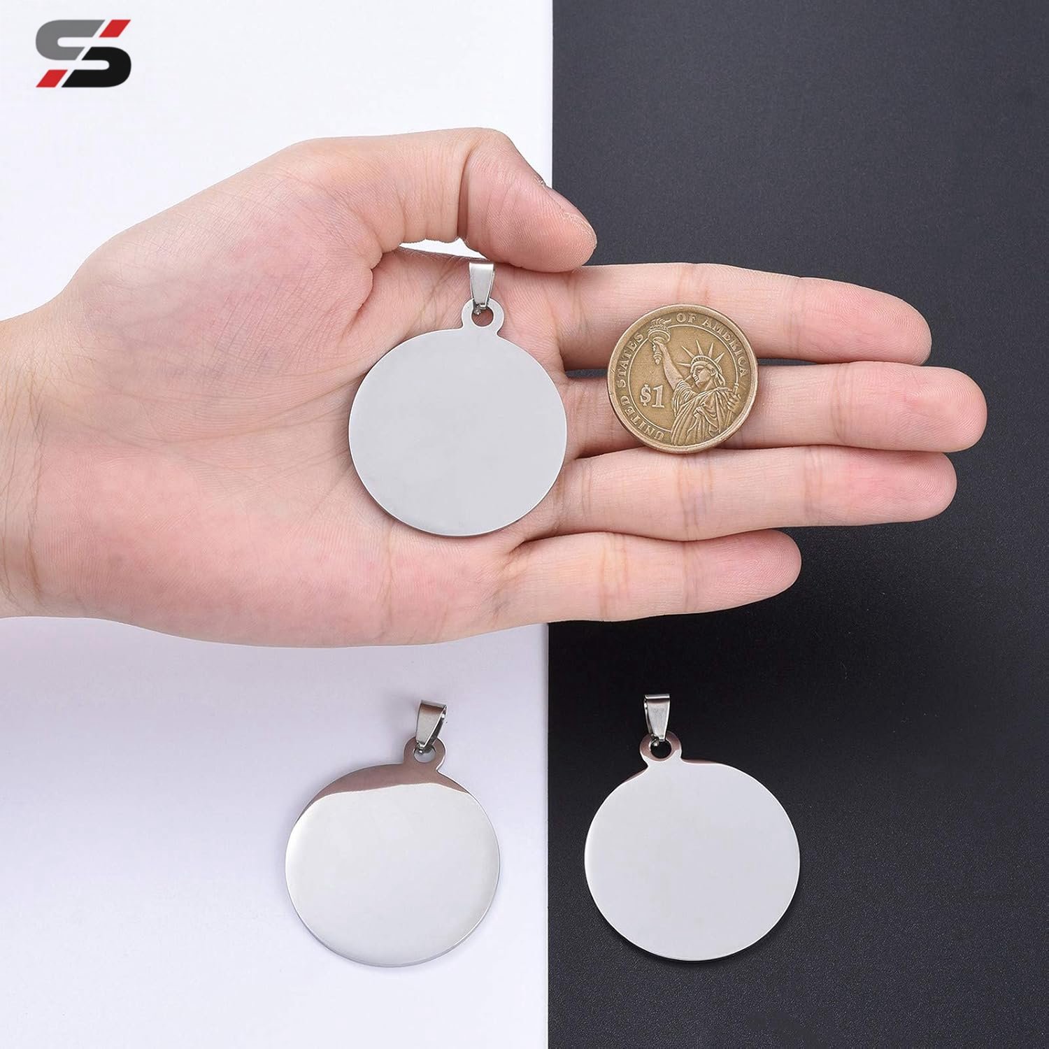 RFID tag sticker 125khz LF coin round tag Anti Metal card