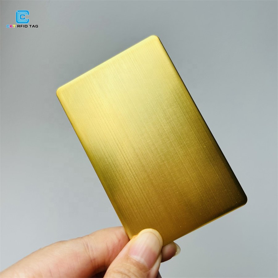 Contactless Hologram Smart RFID Chip Blank NFC Metal Business Card