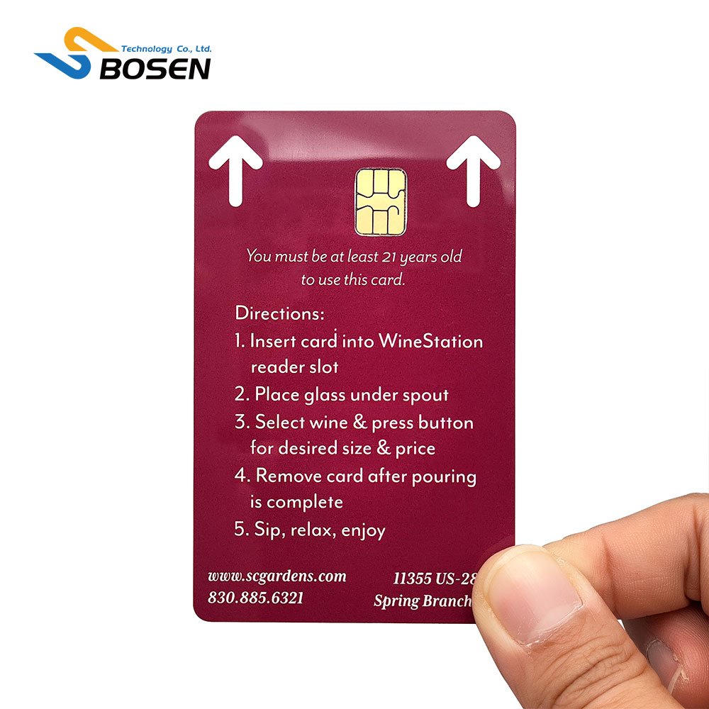 Professional IC Chip Smart Card Manufacturer Access Control RFID Plastic PVC Contact Chip Card
