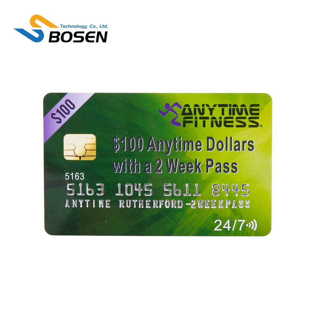 Professional IC Chip Smart Card Manufacturer Access Control RFID Plastic PVC Contact Chip Card