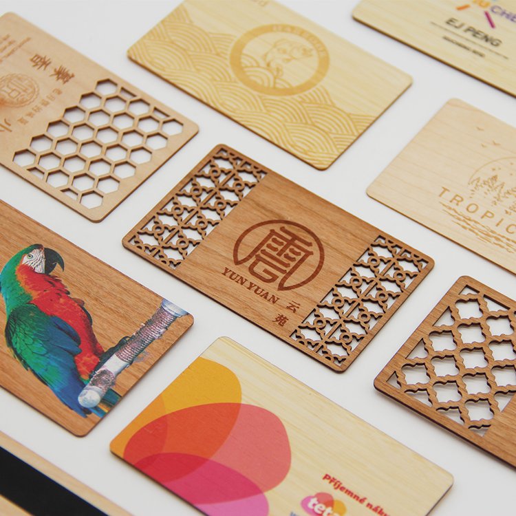 Wholesale Smart Chip Hotel key card Wooden RFID bamboo Access Card