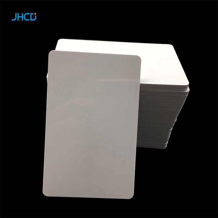 Factory Price CR80 High Quality blank cards with chip White Black Inkjet pvc id card