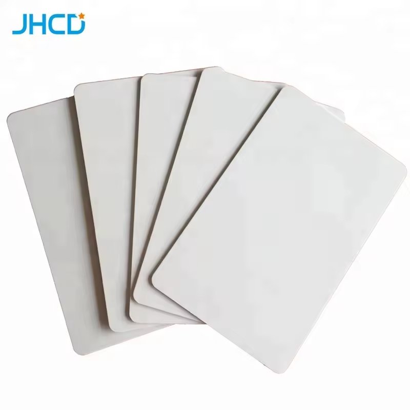 Factory Price CR80 High Quality blank cards with chip White Black Inkjet pvc id card