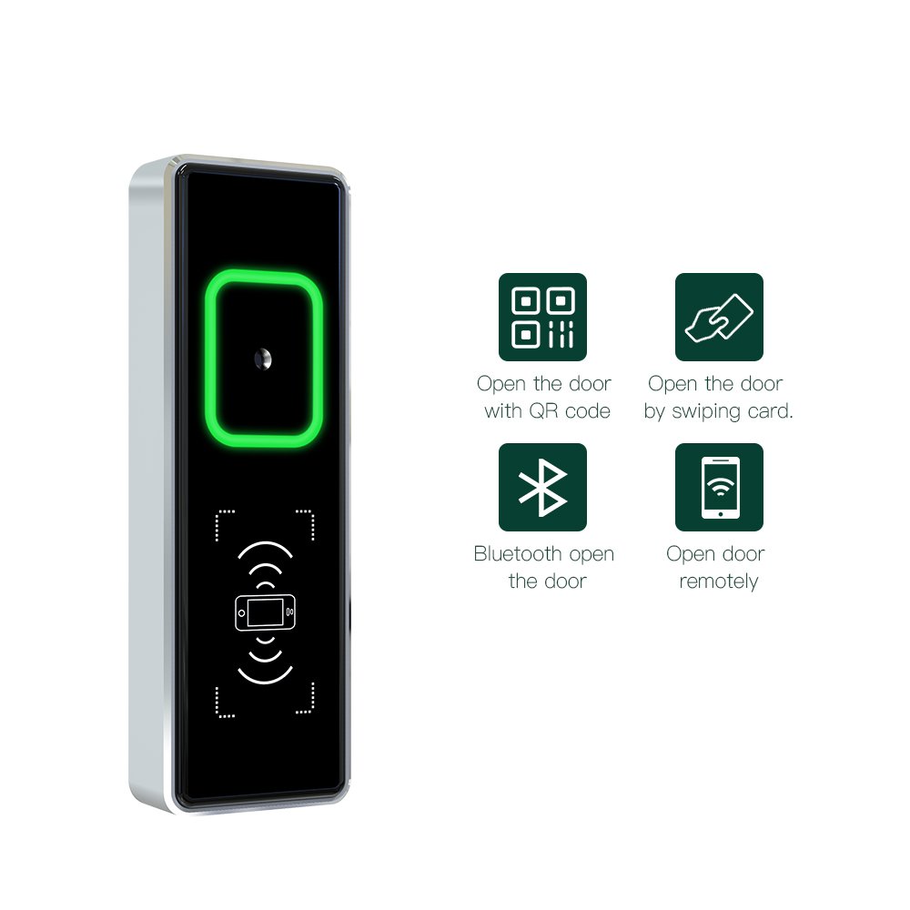 Thinmoo IP65 Outdoor RS485 elevator control Ethernet QR Code RFID card reader access control