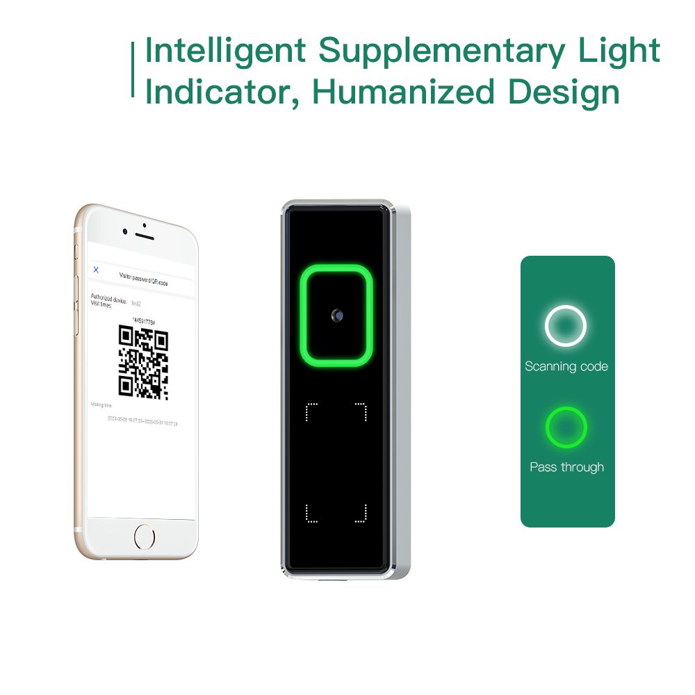 Thinmoo IP65 Outdoor RS485 elevator control Ethernet QR Code RFID card reader access control