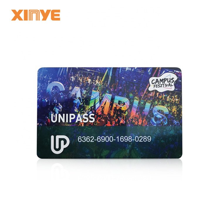 Four-color printing signature panels qr code rfid vip member card HF ntag213 nfc game card