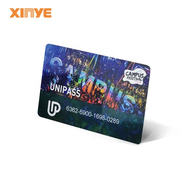 Four-color printing signature panels qr code rfid vip member card HF ntag213 nfc game card
