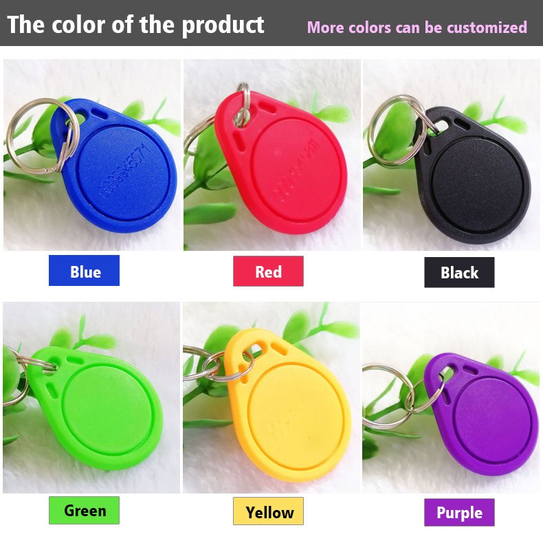 Customize logo Factory Price Access RFID Rewritable Keyfob hotel key card