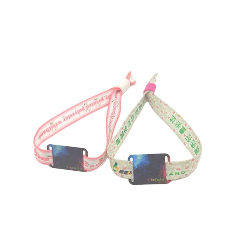 High Frequency Customization PVC tag and Fabric wristband