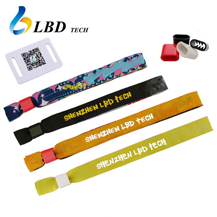 High Frequency Customization PVC tag and Fabric wristband