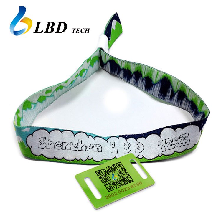 High Frequency Customization PVC tag and Fabric wristband