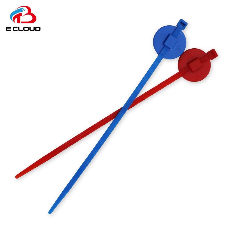 UHF Tag Access Control Card Special Hot Selling Coloured Releasable Loop And Hook Cable Tie Tag