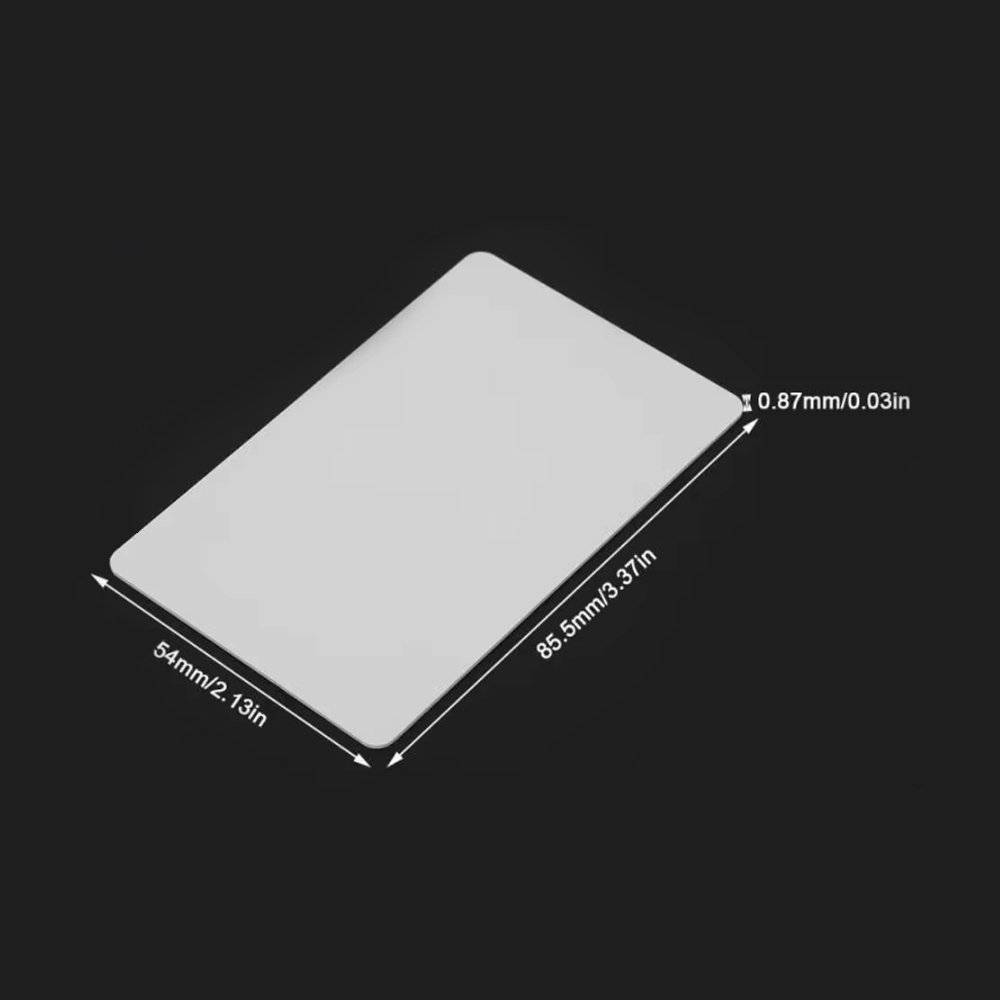 Low Price Double-sided Printable F08 13.56MHz Smart Card Inkjet Printable Smart Card 1k RFID Smart Blank Card