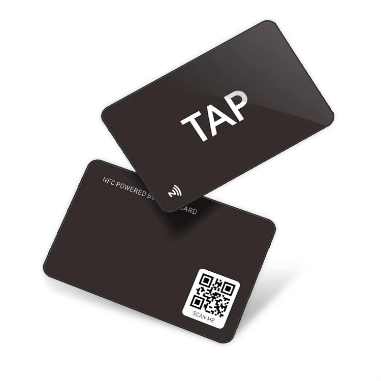 Customized Matte NFC chip ISO 14443A 13.56Mhz Media stainless steel Google Facebook Access Control Digital Business Card