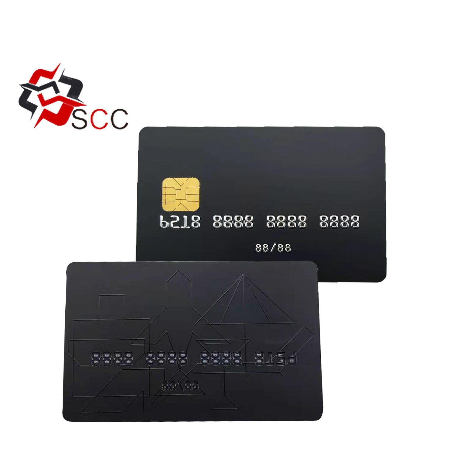 Writable blank clone memory smart chip contact ic card with sle4428