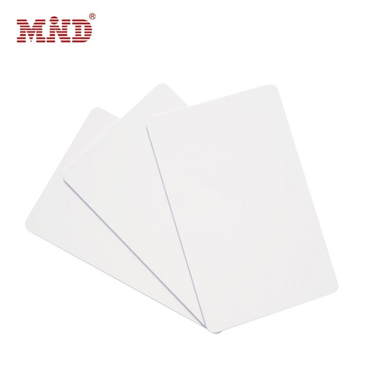 Printable ISO18000 6C RFID blank PVC Card for access control card Uhf white card