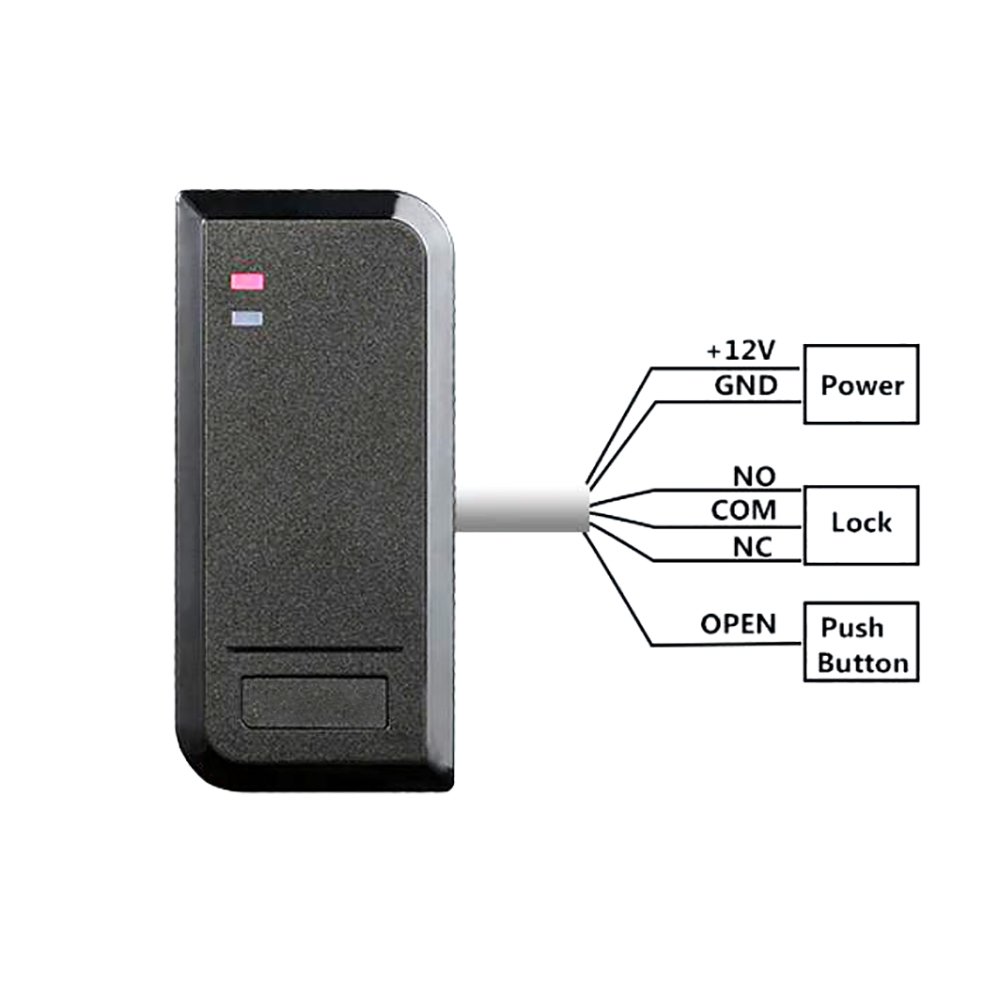 S2 125khz/13.56Mhz Access Control Card Reader Proximity Rfid Reader lP65 Waterproof RFID EM ID/IC Card Reader