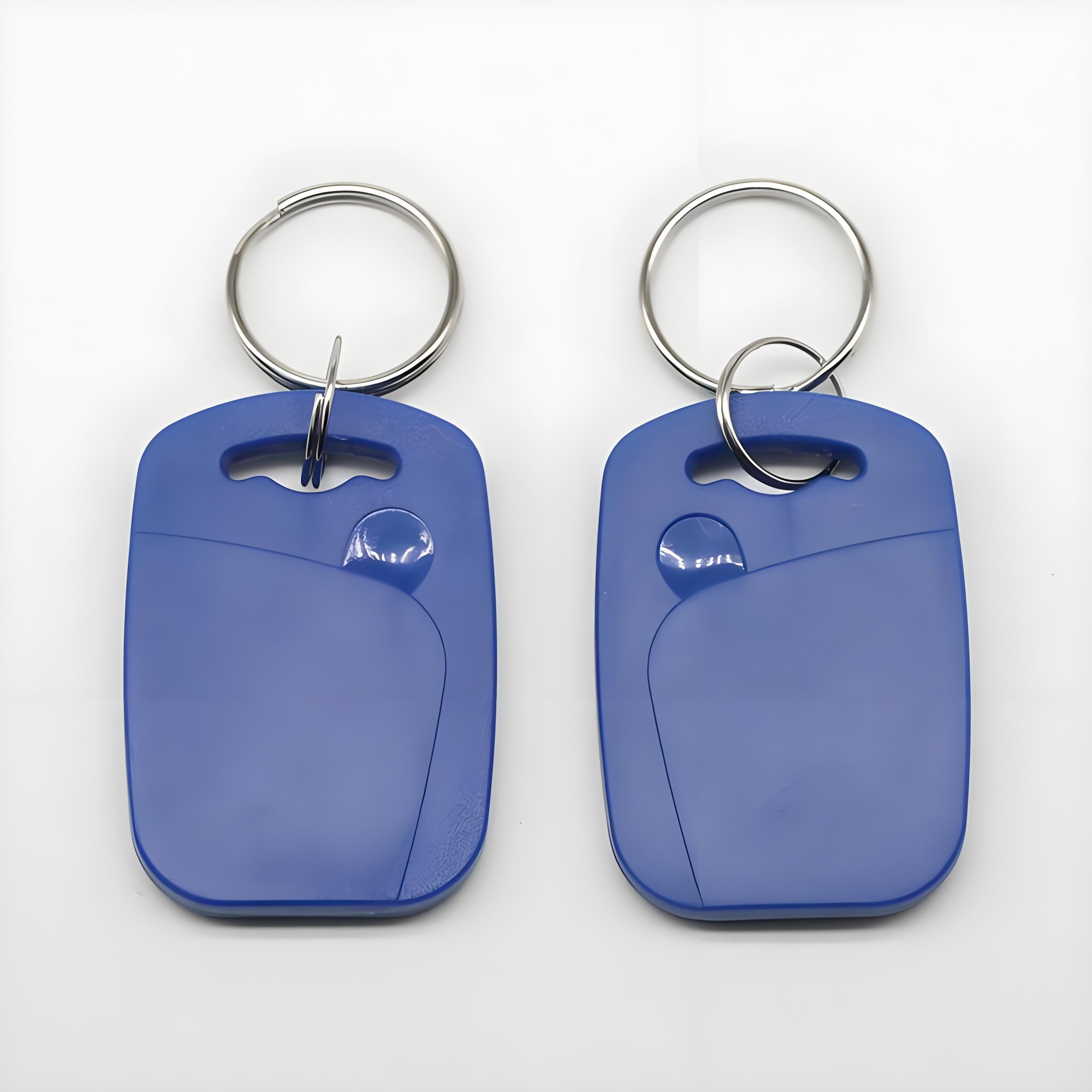 custom BLANK ID Key fob tag NFC With plastic ABS smart Keychain hotel door access elevator management parking lot portable