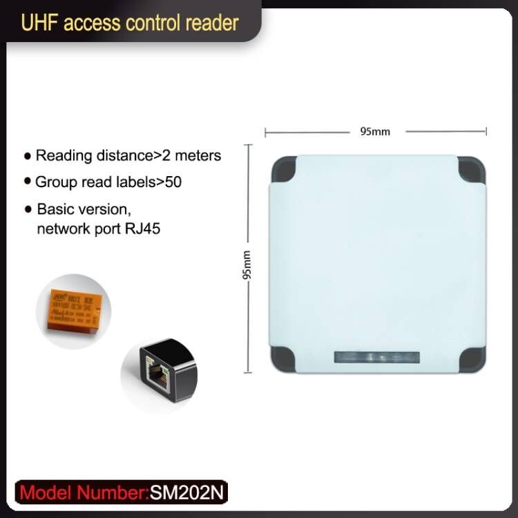 UHF rfid Industrial Modbus Reader long range Wireless Multi-tags Access Control Card Reader