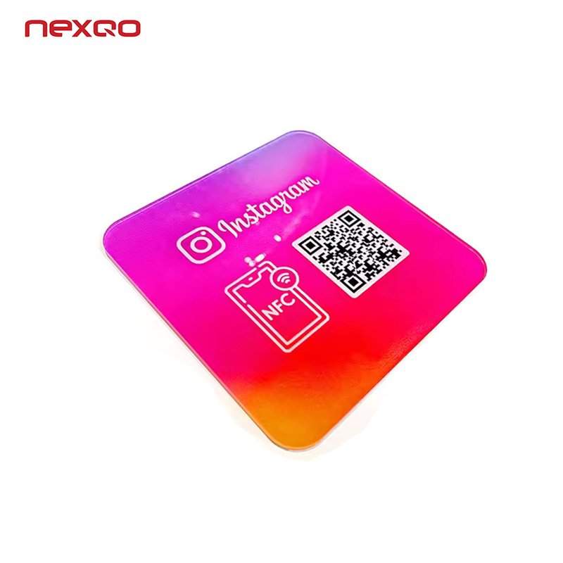 100*100 Programmable Custom Printing Plaque Google Notice Review NFC PVC Plate Goole Reviews With QR Code