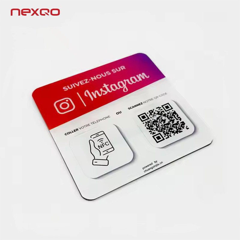 100*100 Programmable Custom Printing Plaque Google Notice Review NFC PVC Plate Goole Reviews With QR Code
