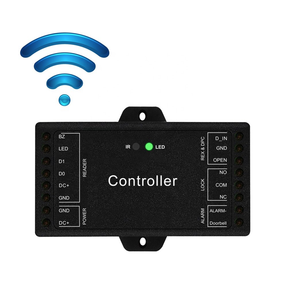 Single door Access Controller wifi Mini Door Controller Connect with 26~37 bits output Wiegand Reader Control Panel