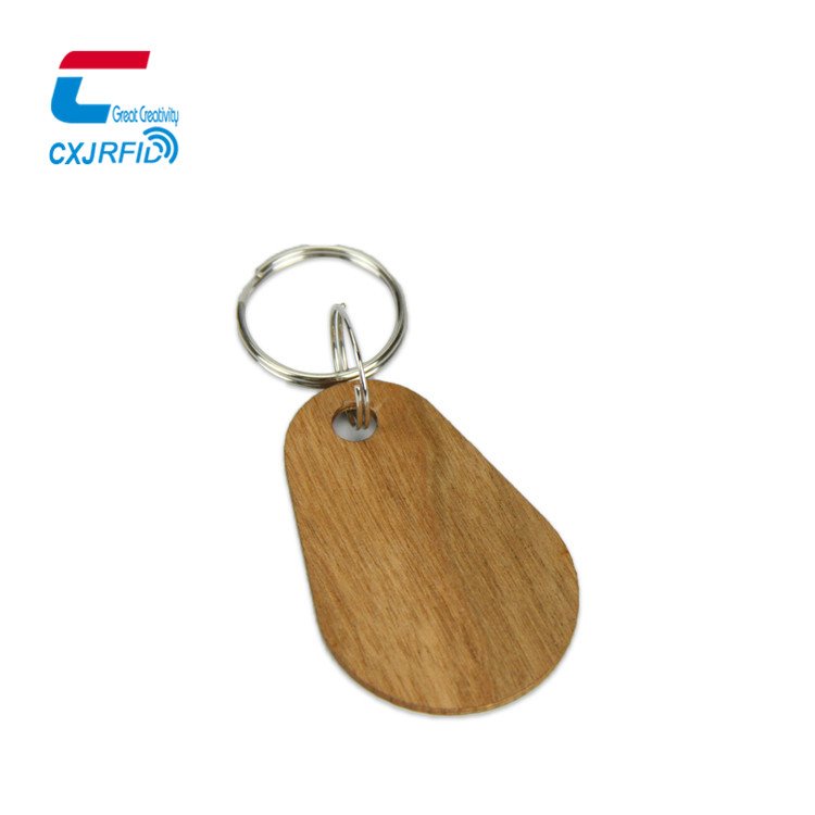 Custom printing contactless card nfc keyfob MIFARE Ultralight EV1 NTAG213 wood nfc tag