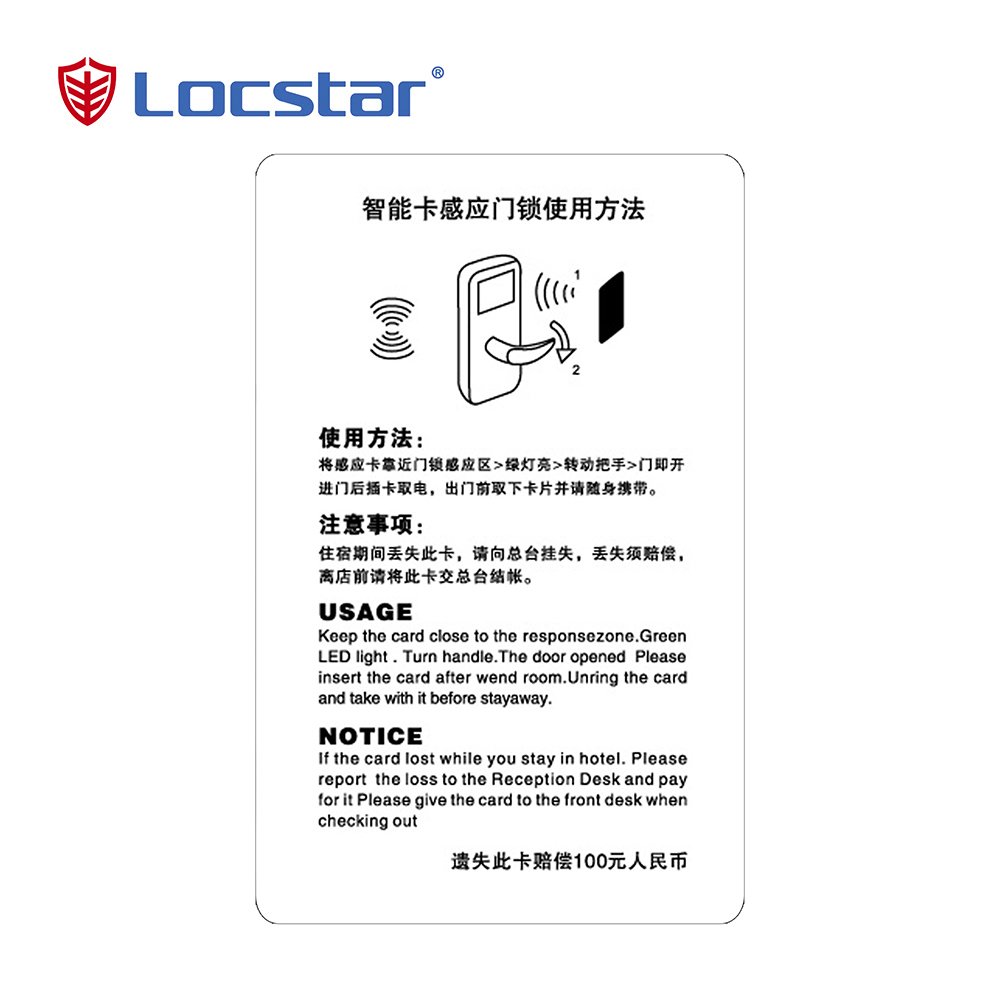 Brand New Key Blank Check In Choice Door Sleeve Pvc Nfc Mf 1K/4K Access Control Rfid Card For Hotel