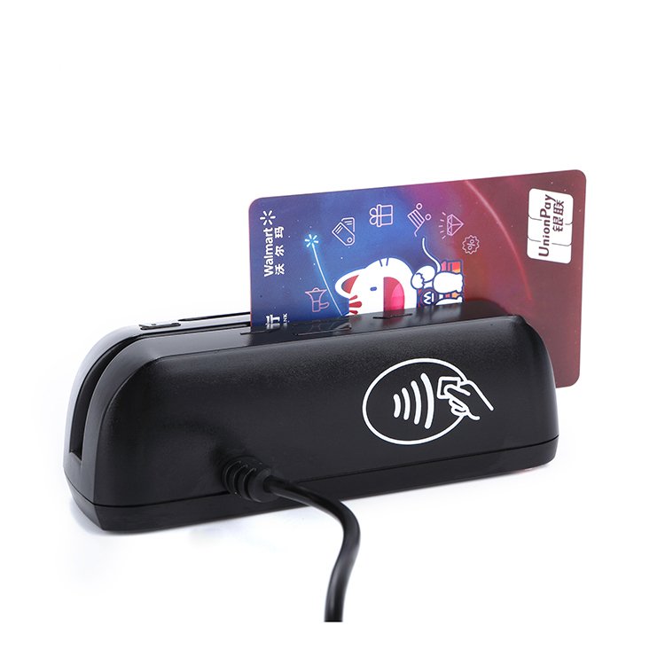 YL116 Card Reader 3 in 1 Reader Writer Magnetic Card IC NFC RFID Chip Card Programmable USB Mini 110mm Contactless