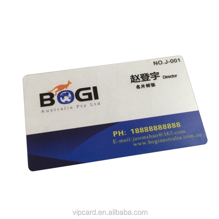 Ntag213 Access Control Card NFC 13.56mhz PVC NFC Business Card