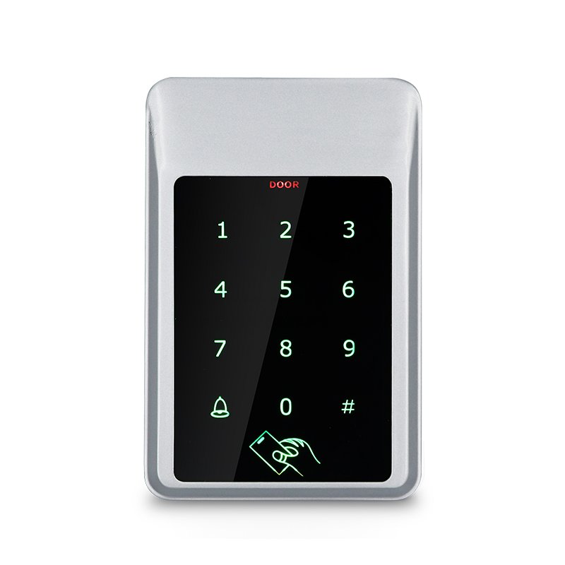 metal single door Touch Keypad 13.56Mhz MFcard Password access control system