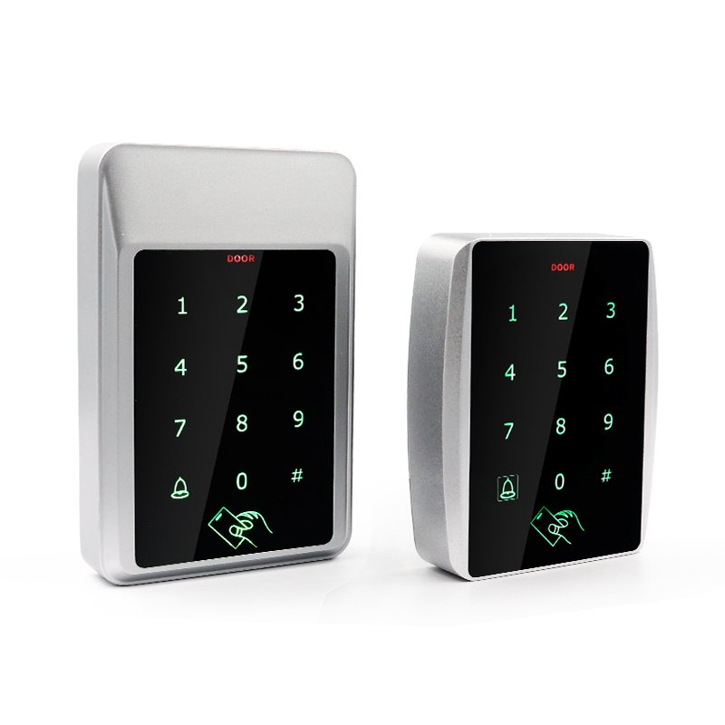 metal single door Touch Keypad 13.56Mhz MFcard Password access control system