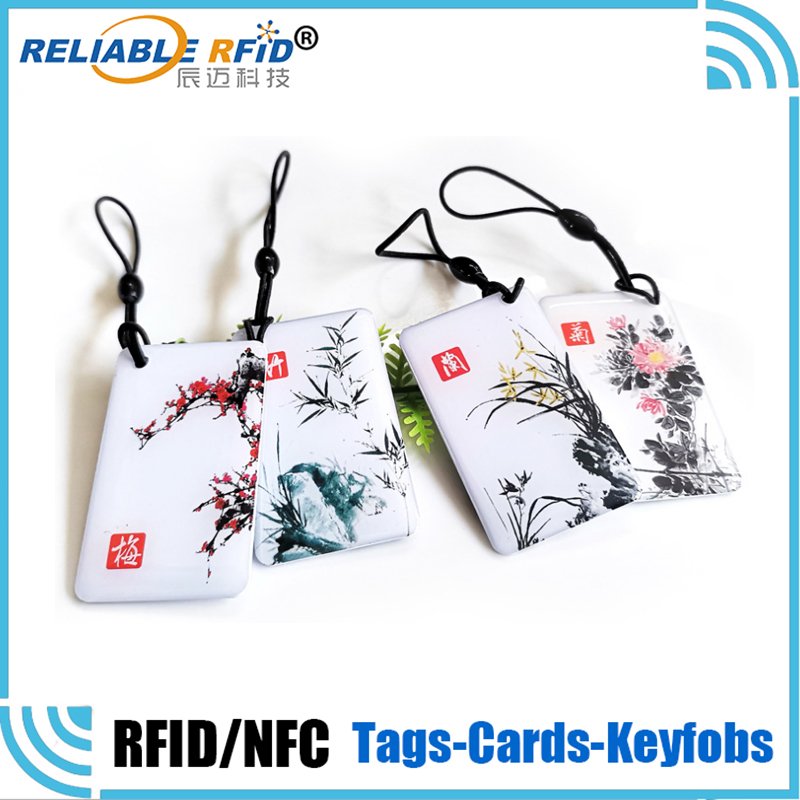 13.56MHz MEI LAN ZHU JU IC card M1 S50 Keyfobs Tags Access Control System Kit RFID Key Finder Card Token Attendance Keychain