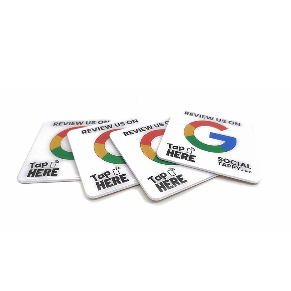 Manufacturer wholesale Access Control NFC Google review card 213 chip induction card dropper facebook NFC review card