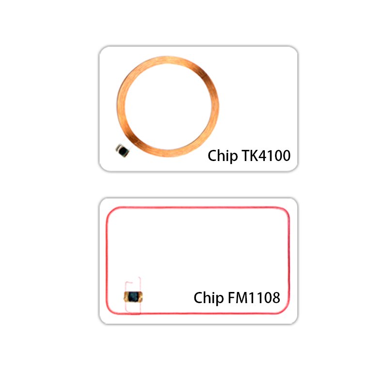 RFID NFC EM 125KHz 13.56MHz 860MHZ PVC card metal key or tag access control system