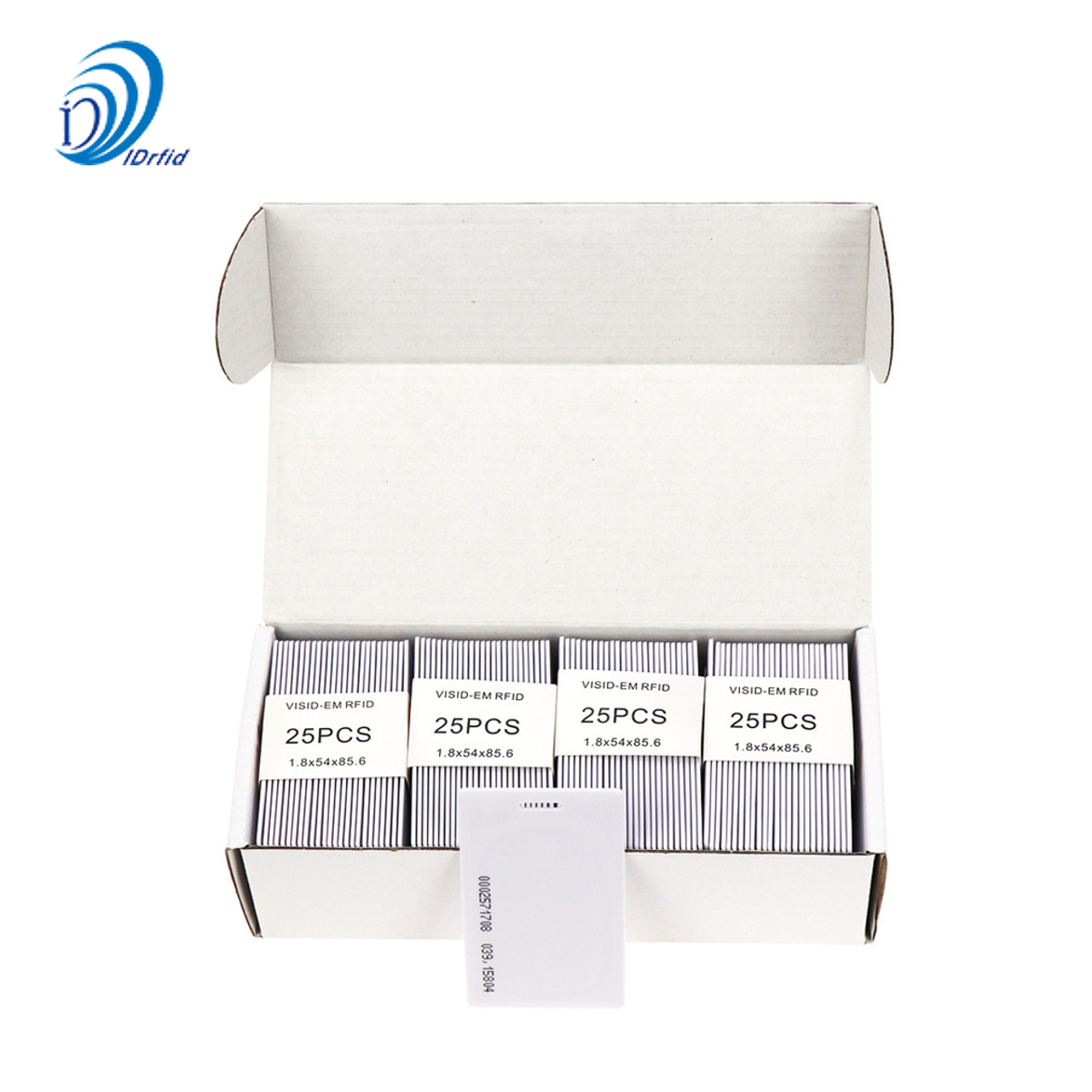 RFID ID Card 125KHz Proximity Smart Card 1.8mm Thickness TK4100 Clamshell PVC Card