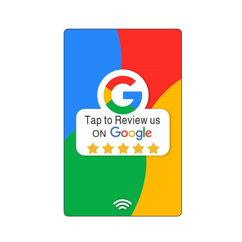 13.56MHz 504 bytes Plastic Programmable NFC Tap Card Social Media NT-AG215 Google Review Cards