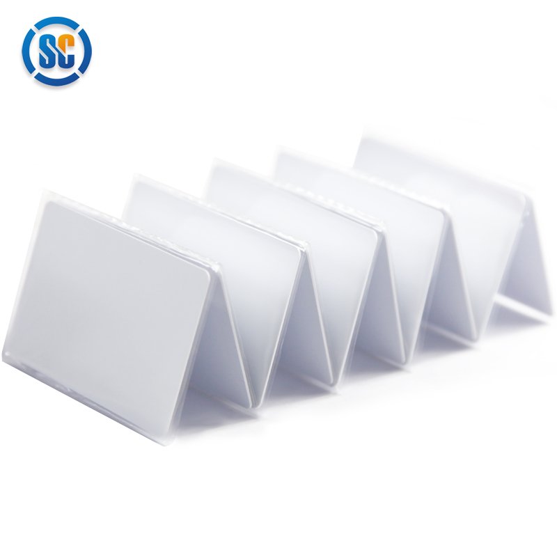 Sencan Wholesale Blank White 13.56mhz RFID NFC Smart Card for access control system