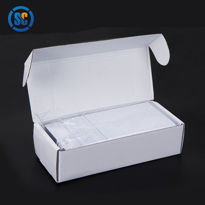 Sencan Wholesale Blank White 13.56mhz RFID NFC Smart Card for access control system