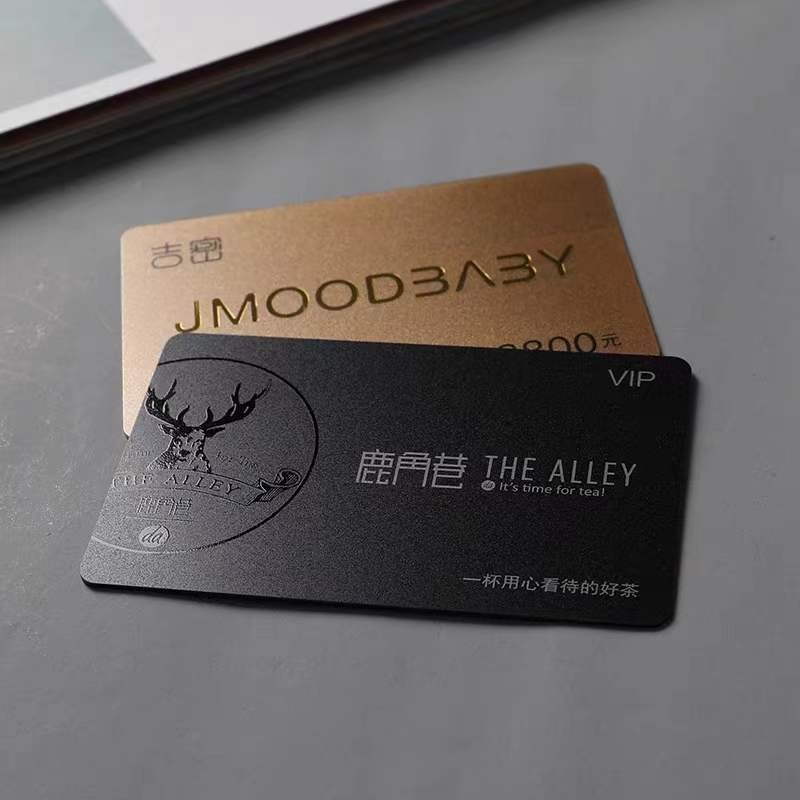 Customize Golden Proximity Custom Printing NFC VIP Card For membership