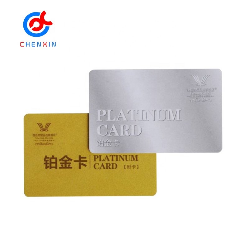 Customize Golden Proximity Custom Printing NFC VIP Card For membership